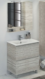 Comforty Мебель для ванной Верона 75 дуб белый – фотография-1